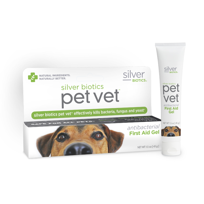 Pet Vet Antibacterial Wound Gel 1.5 oz. Tube first aid for pets